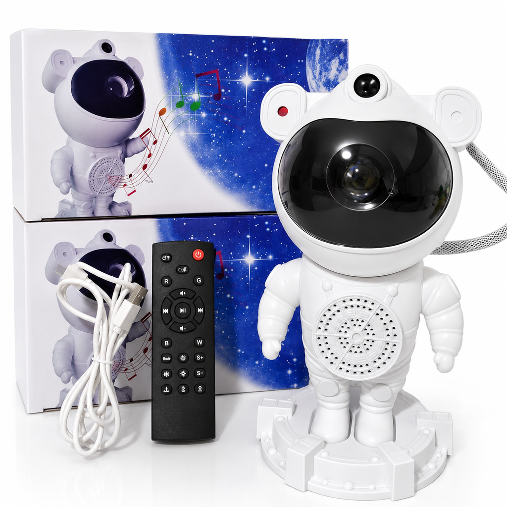 Astronauta Proyector de Galaxias LED - Luz Nocturna con Control Remoto