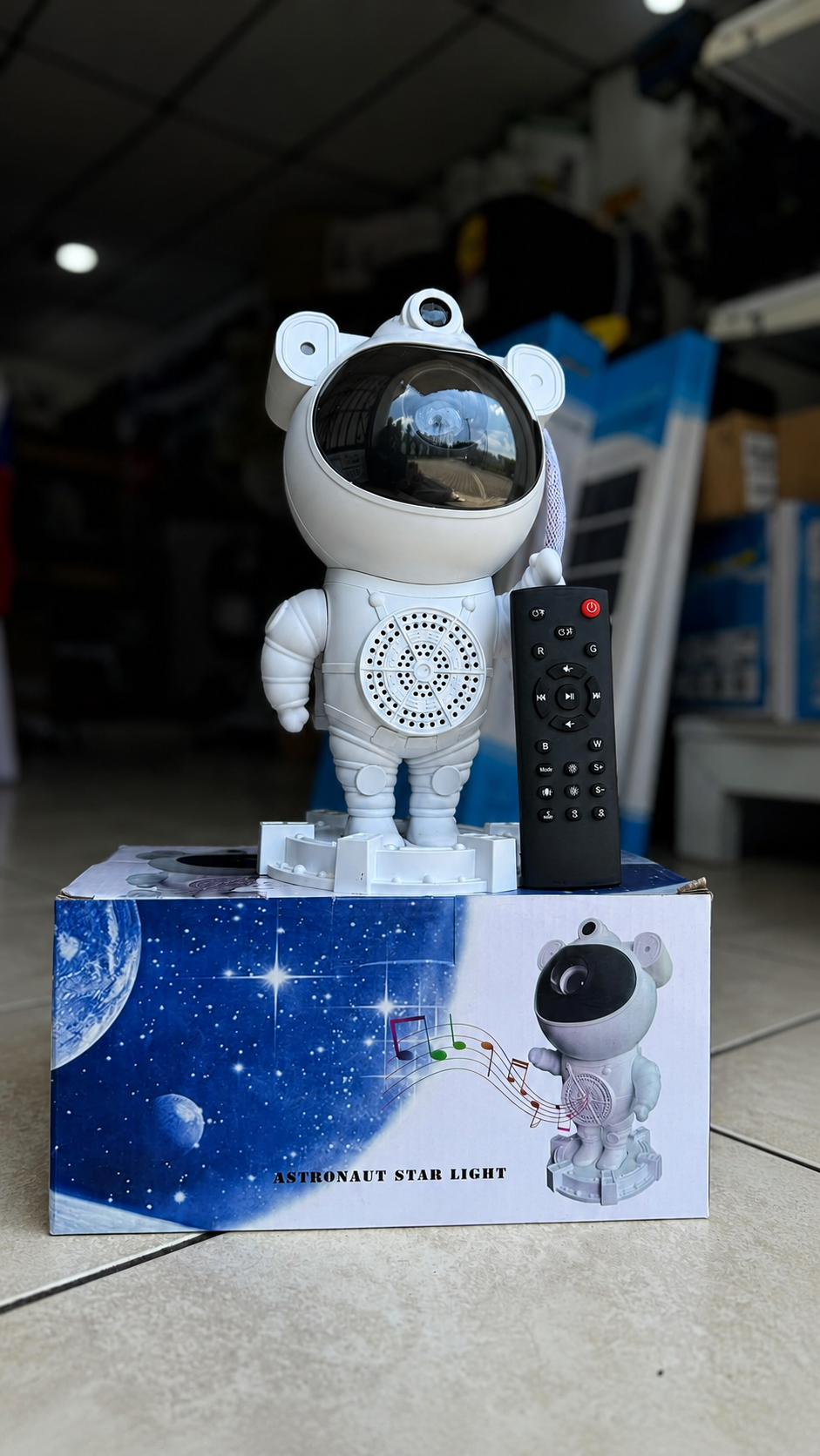 Astronauta Proyector de Galaxias LED - Luz Nocturna con Control Remoto