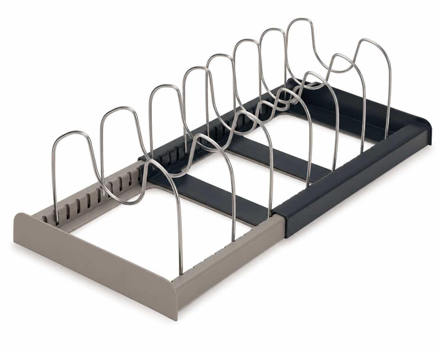 OllaOrder - Organizador Extensible para Tapas, Sartenes y Ollas | Ahorra Espacio